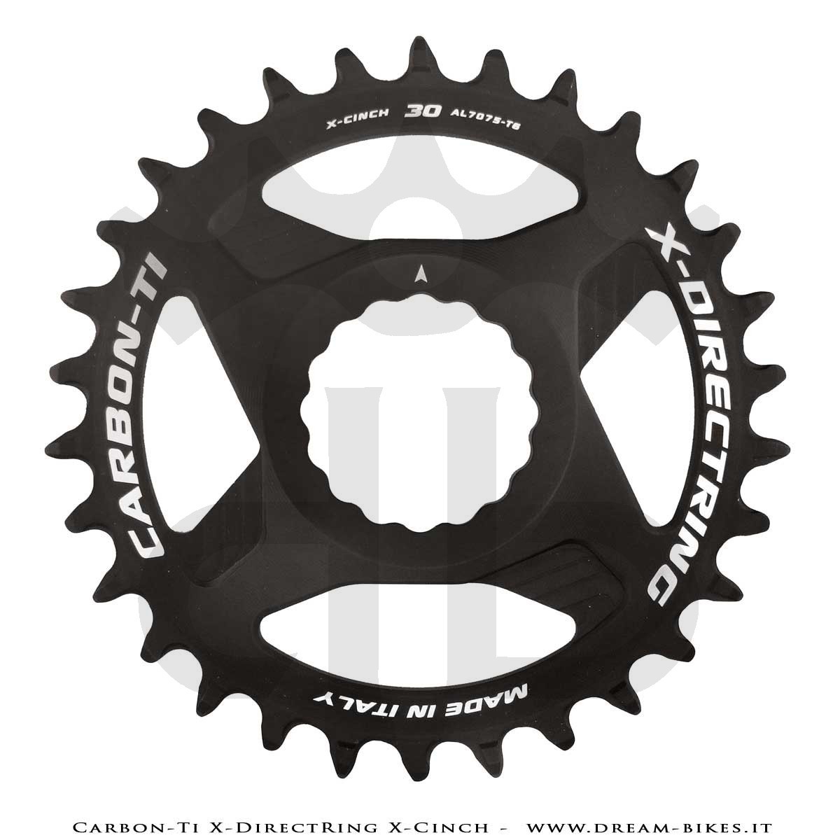 Carbon-Ti X-DirectRing X-Cinch Monocorona in Alluminio