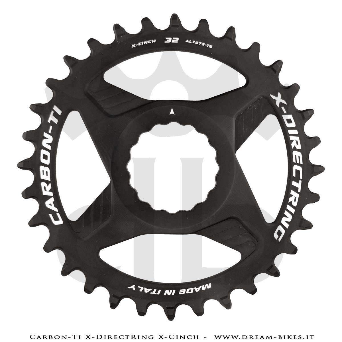 Carbon-Ti X-DirectRing X-Cinch Aluminium Monoring