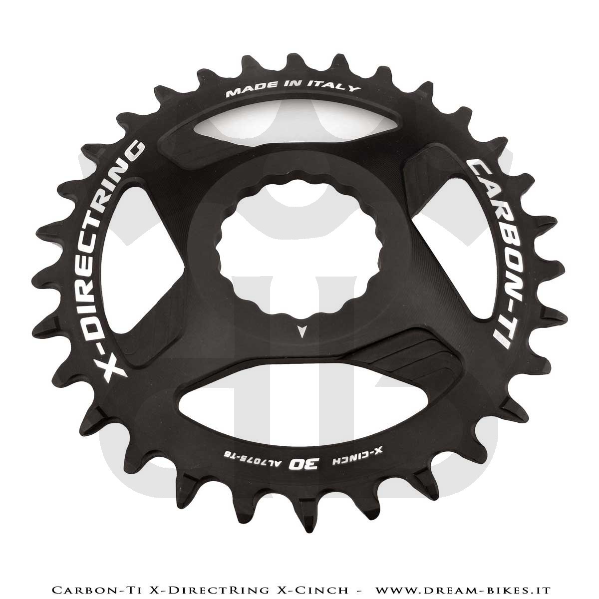 Carbon-Ti X-DirectRing X-Cinch Monocorona in Alluminio