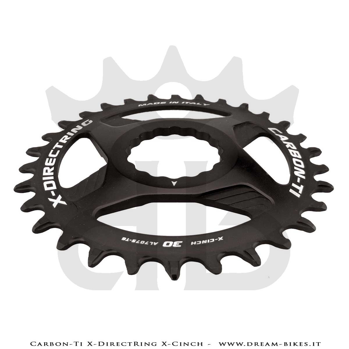 Carbon-Ti X-DirectRing X-Cinch Monocorona in Alluminio