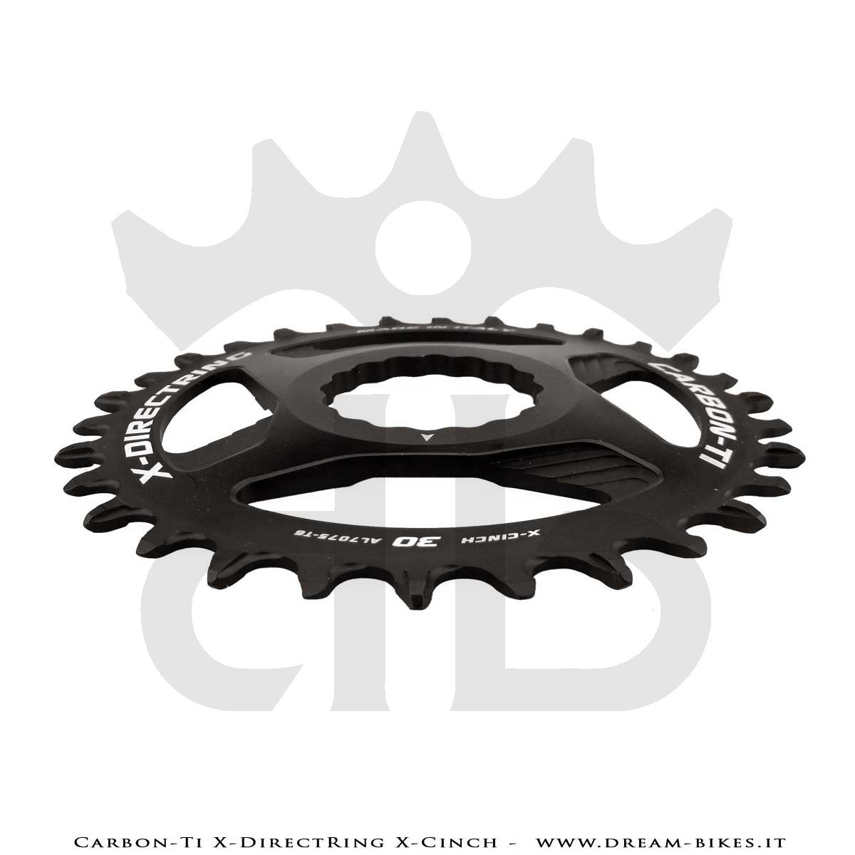 Carbon-Ti X-DirectRing X-Cinch Monocorona in Alluminio