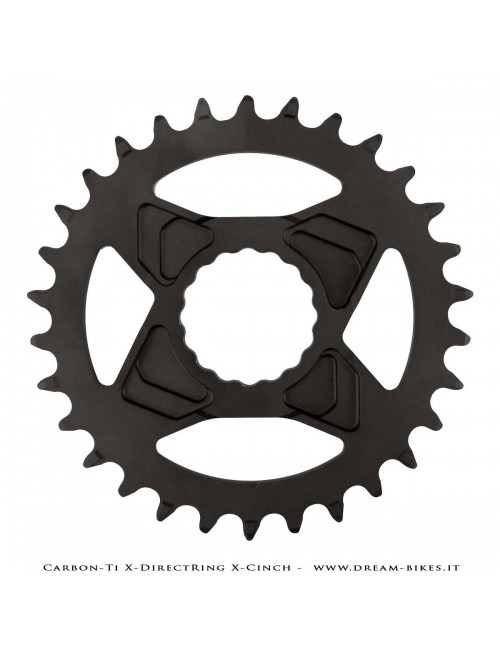 Carbon-Ti X-DirectRing X-Cinch Monocorona in Alluminio