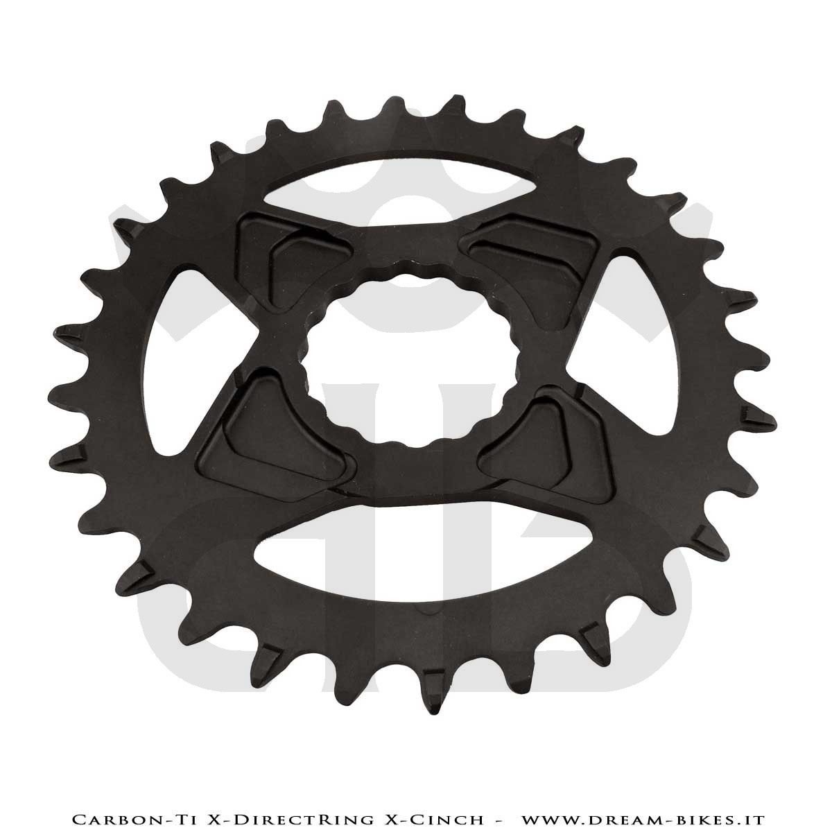 Carbon-Ti X-DirectRing X-Cinch Monocorona in Alluminio