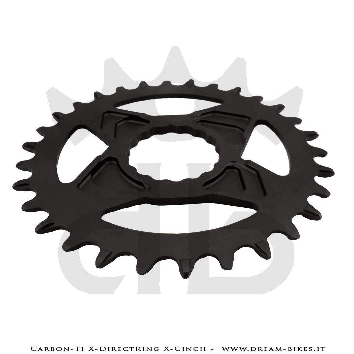 Carbon-Ti X-DirectRing X-Cinch Monocorona in Alluminio