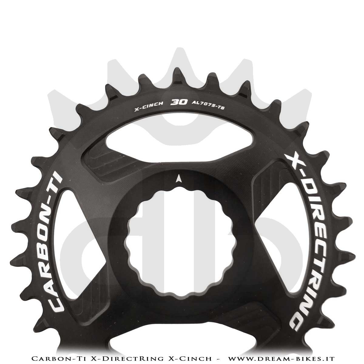 Carbon-Ti X-DirectRing X-Cinch Monocorona in Alluminio
