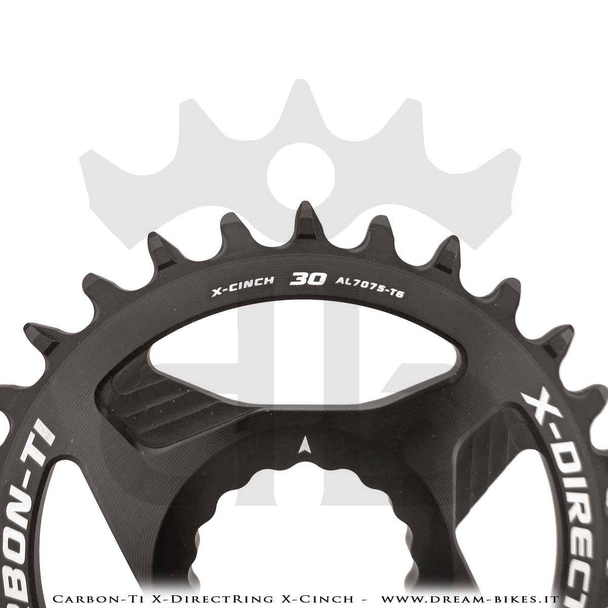Carbon-Ti X-DirectRing X-Cinch Monocorona in Alluminio