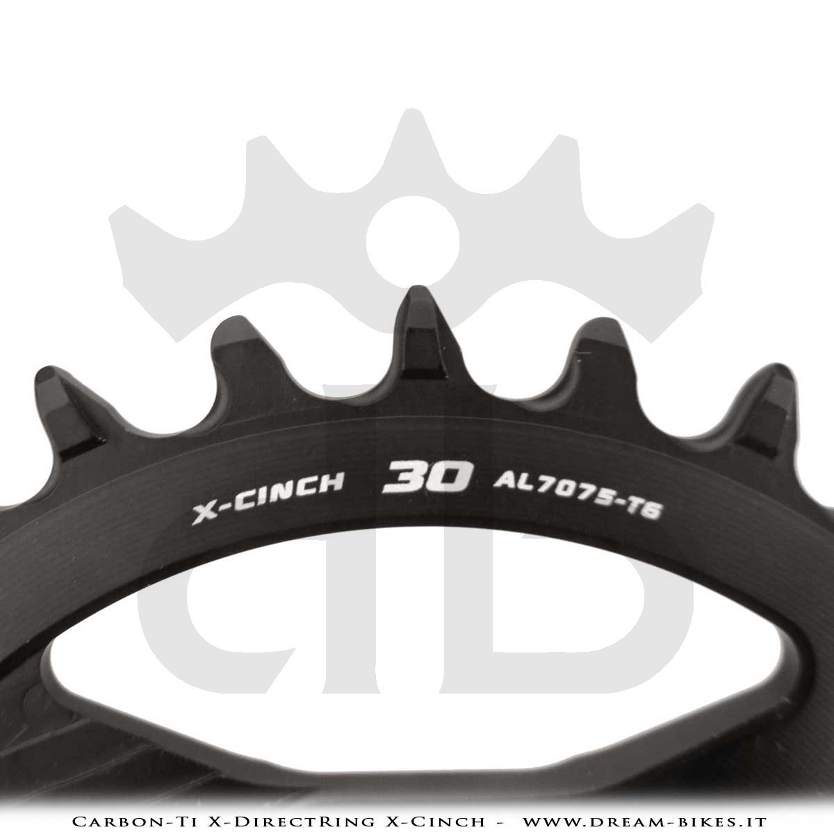 Carbon-Ti X-DirectRing X-Cinch Monocorona in Alluminio
