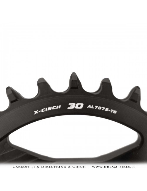 Carbon-Ti X-DirectRing X-Cinch Monocorona in Alluminio
