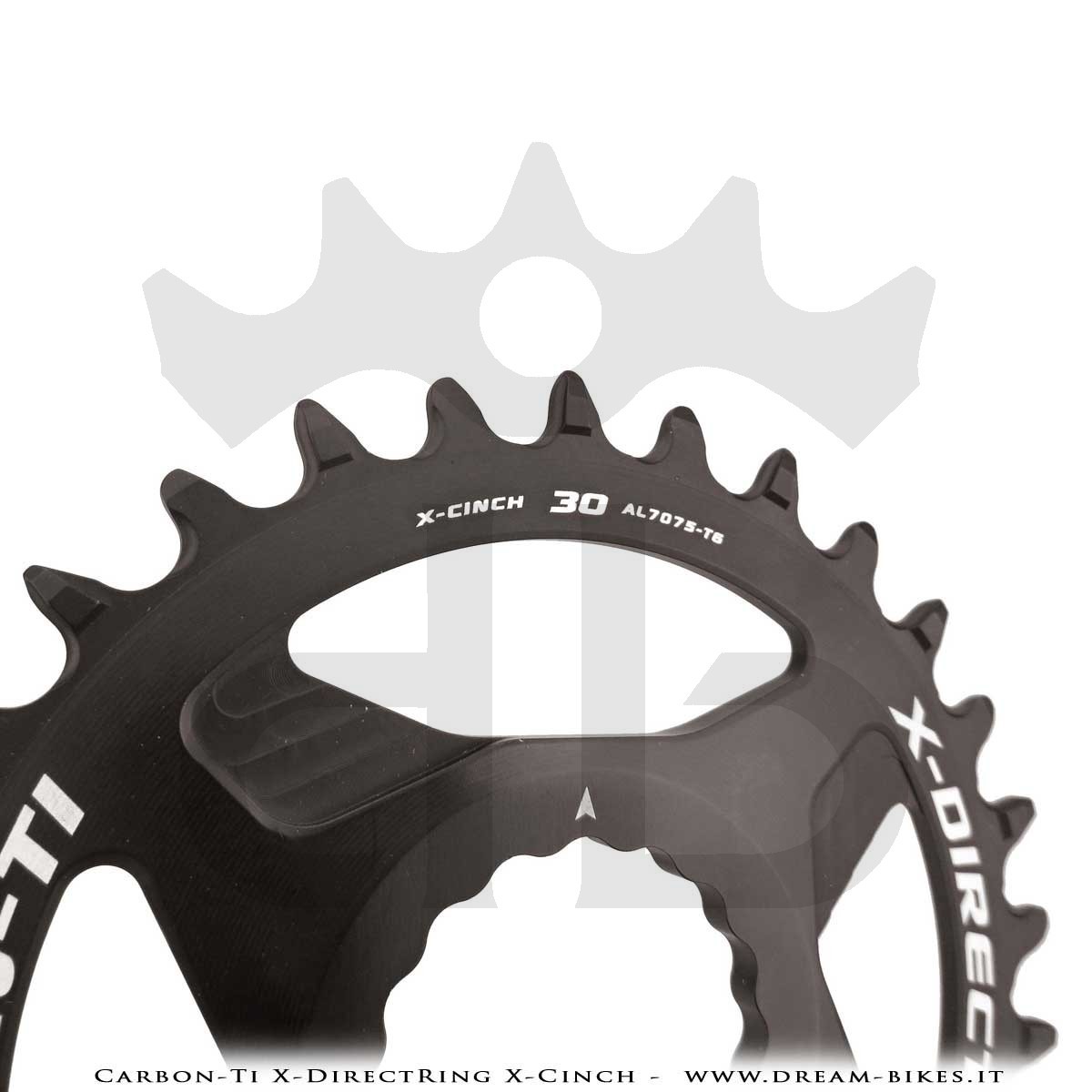 Carbon-Ti X-DirectRing X-Cinch Monocorona in Alluminio