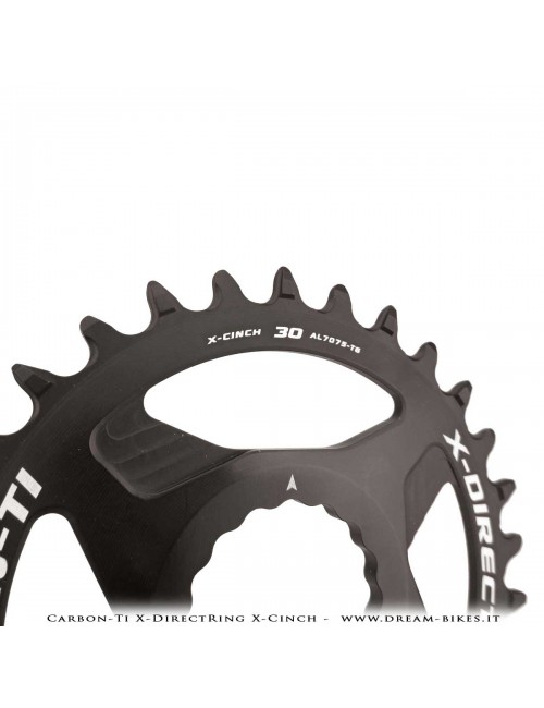 Carbon-Ti X-DirectRing X-Cinch Monocorona in Alluminio