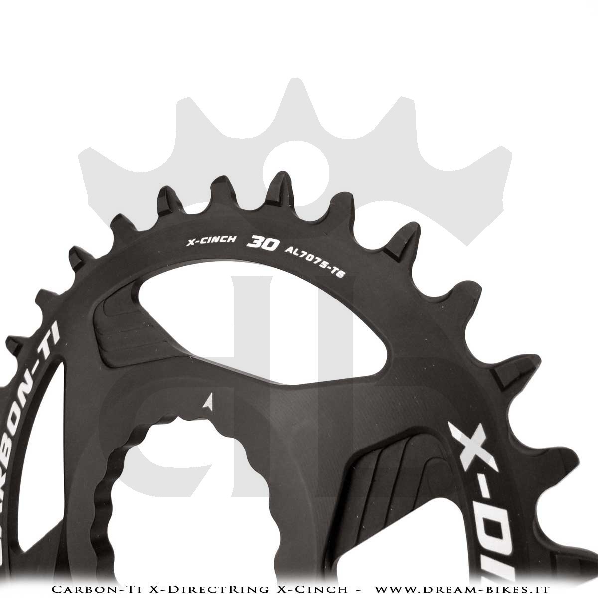 Carbon-Ti X-DirectRing X-Cinch Monocorona in Alluminio