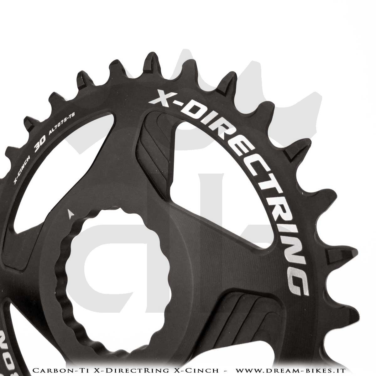 Carbon-Ti X-DirectRing X-Cinch Monocorona in Alluminio
