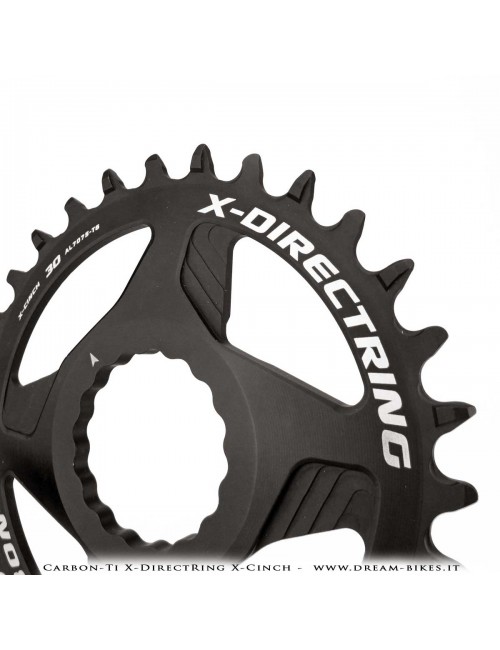 Carbon-Ti X-DirectRing X-Cinch Monocorona in Alluminio