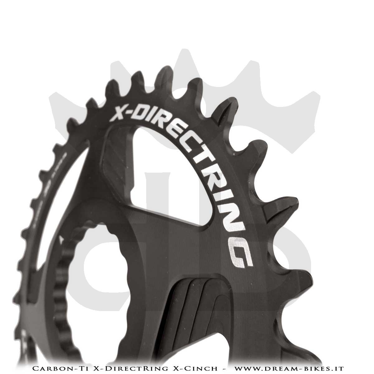 Carbon-Ti X-DirectRing X-Cinch Monocorona in Alluminio