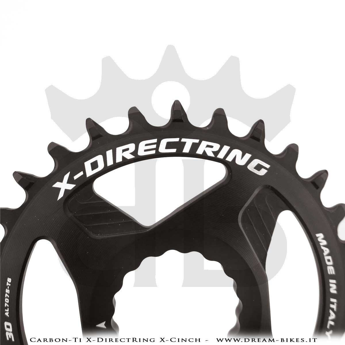 Carbon-Ti X-DirectRing X-Cinch Monocorona in Alluminio