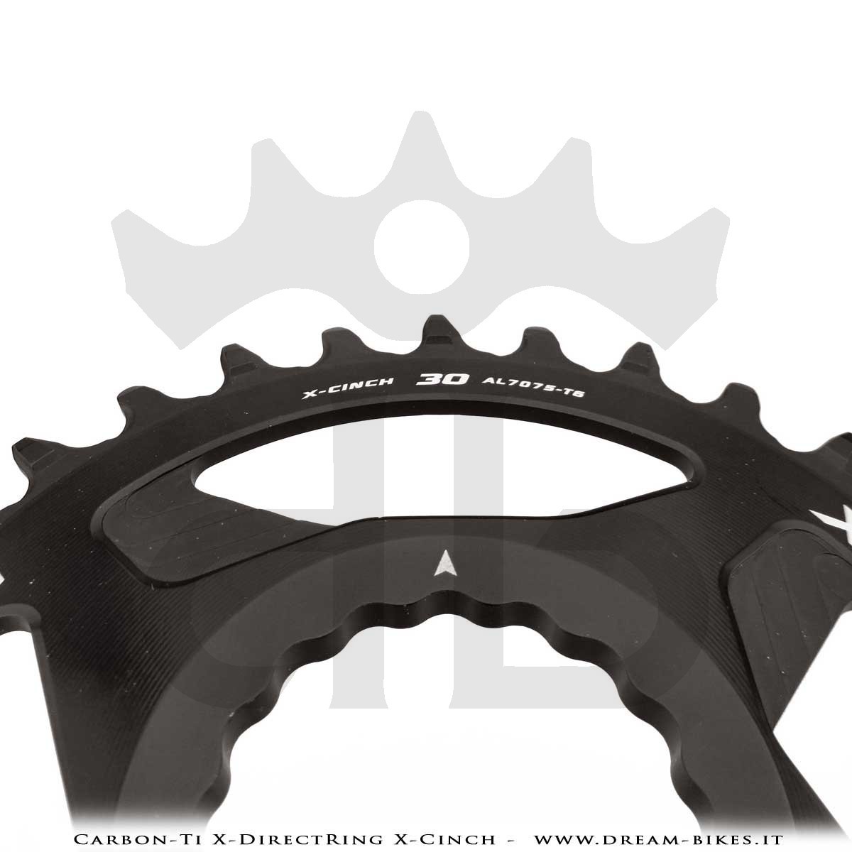 Carbon-Ti X-DirectRing X-Cinch Monocorona in Alluminio