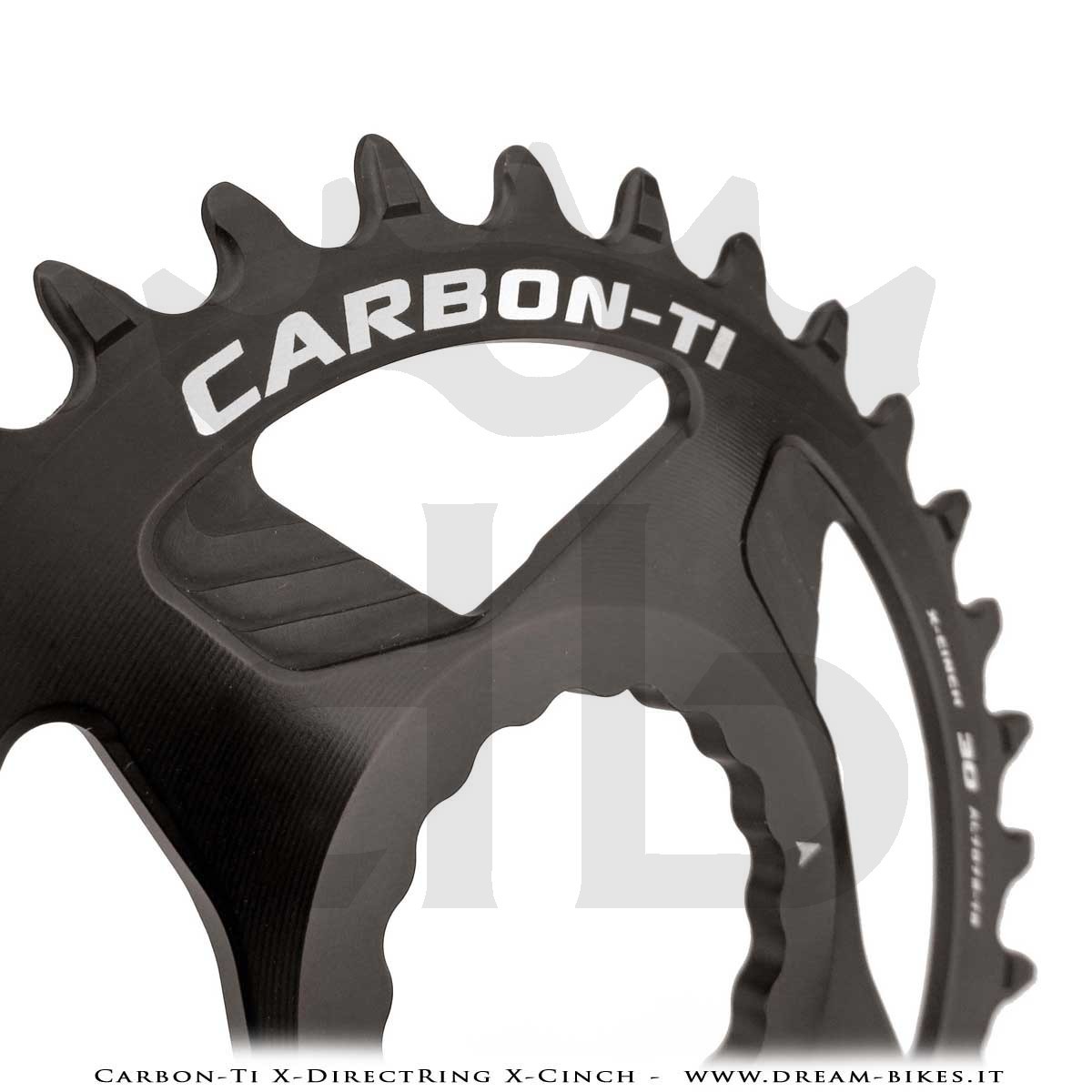 Carbon-Ti X-DirectRing X-Cinch Monocorona in Alluminio