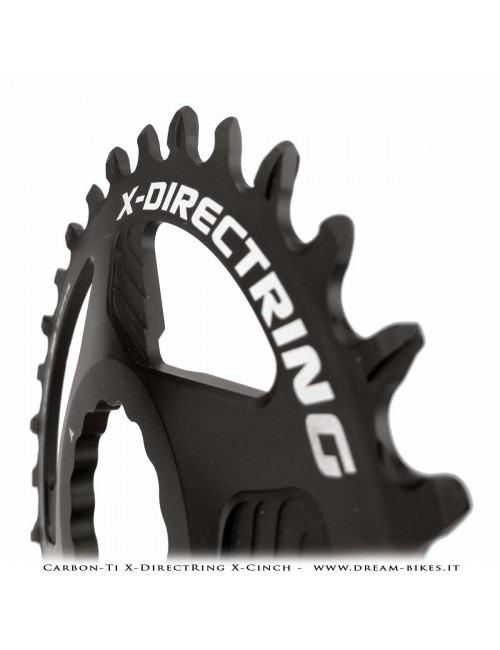 Carbon-Ti X-DirectRing X-Cinch Monocorona in Alluminio