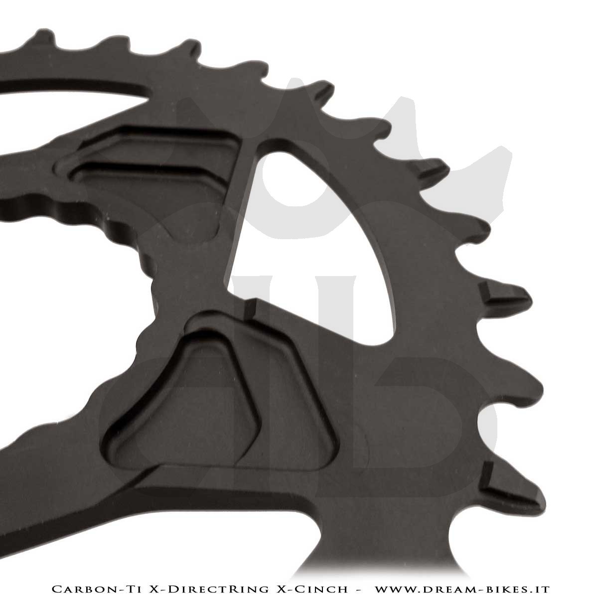 Carbon-Ti X-DirectRing X-Cinch Monocorona in Alluminio