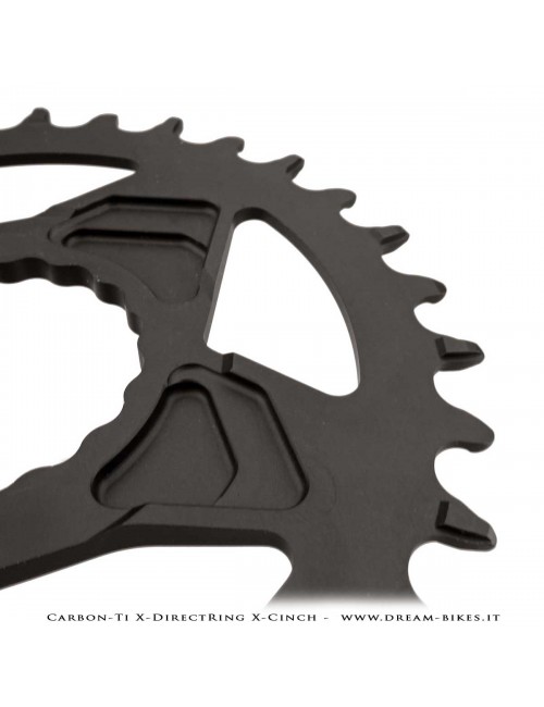 Carbon-Ti X-DirectRing X-Cinch Monocorona in Alluminio