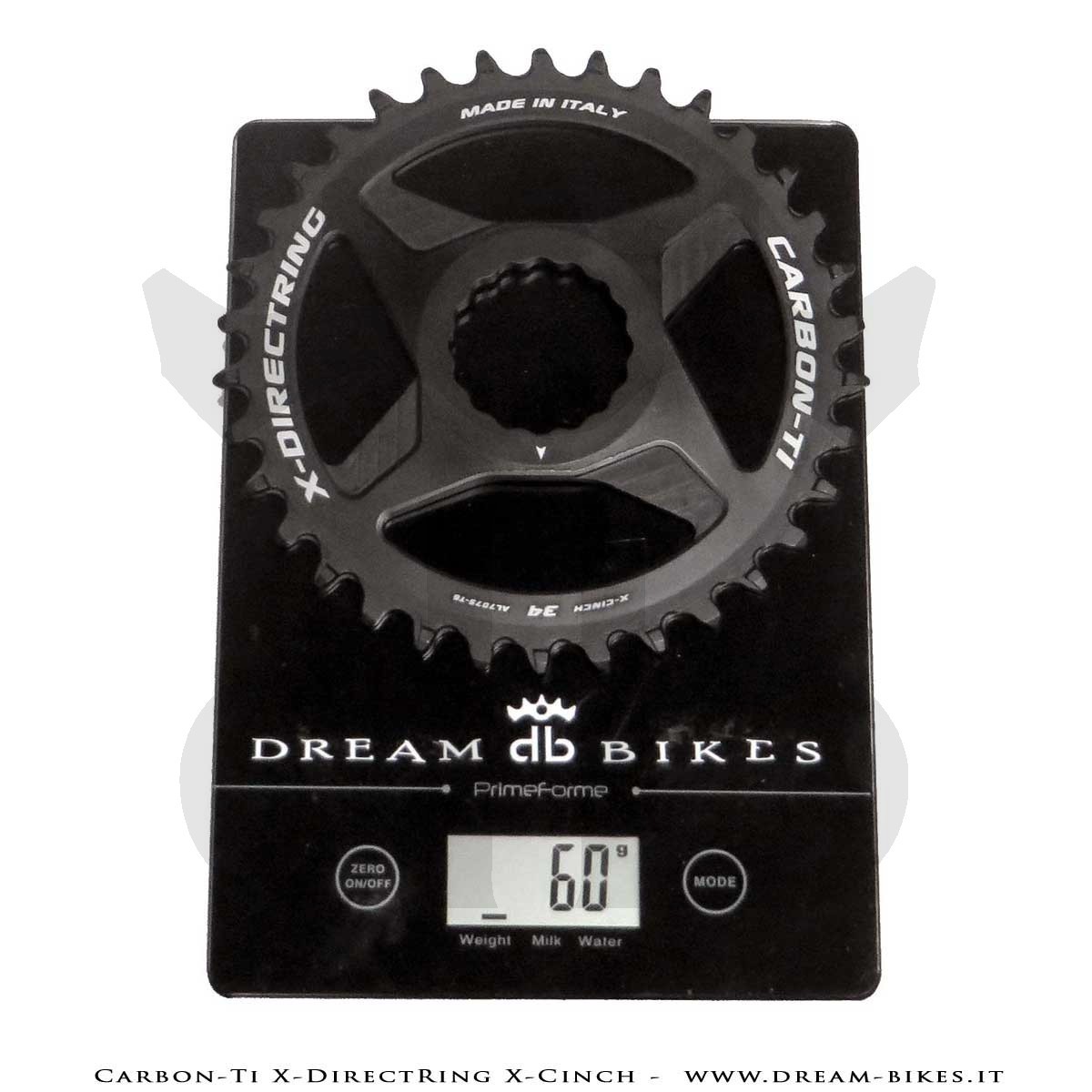 Carbon-Ti X-DirectRing X-Cinch Monocorona in Alluminio