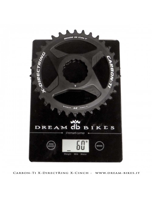 Carbon-Ti X-DirectRing X-Cinch Monocorona in Alluminio