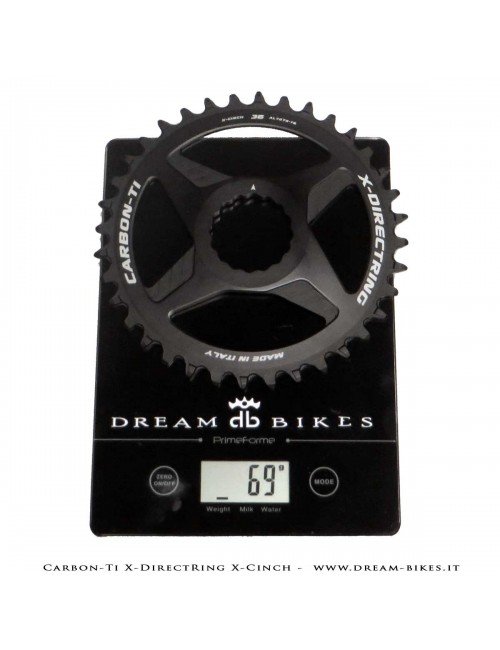 Carbon-Ti X-DirectRing X-Cinch Monocorona in Alluminio