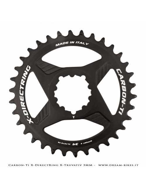 Carbon-Ti X-DirectRing X-Truvativ 3 mm Offset Aluminium Monoring