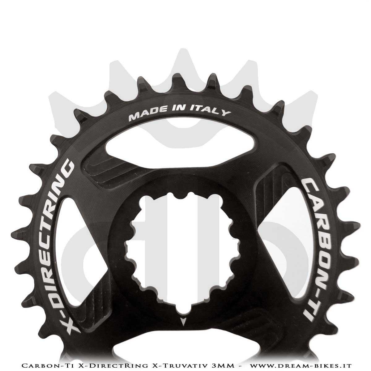 Carbon-Ti X-DirectRing X-Truvativ 3 mm Offset Aluminium Monoring