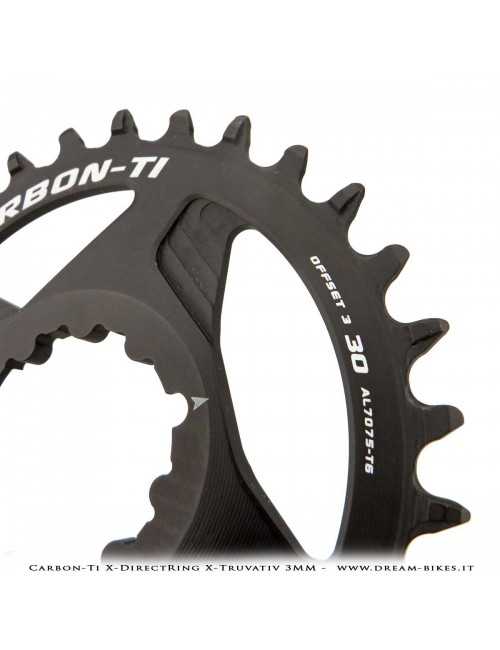 Carbon-Ti X-DirectRing X-Truvativ 3 mm Offset Aluminium Monoring