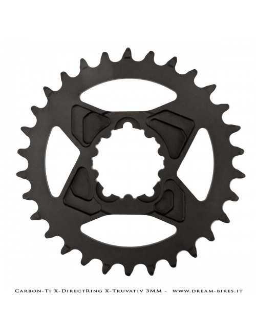 Carbon-Ti X-DirectRing X-Truvativ 3 mm Offset Aluminium Monoring