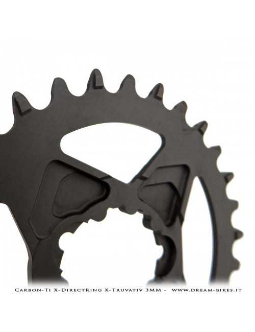 Carbon-Ti X-DirectRing X-Truvativ 3 mm Offset Aluminium Monoring