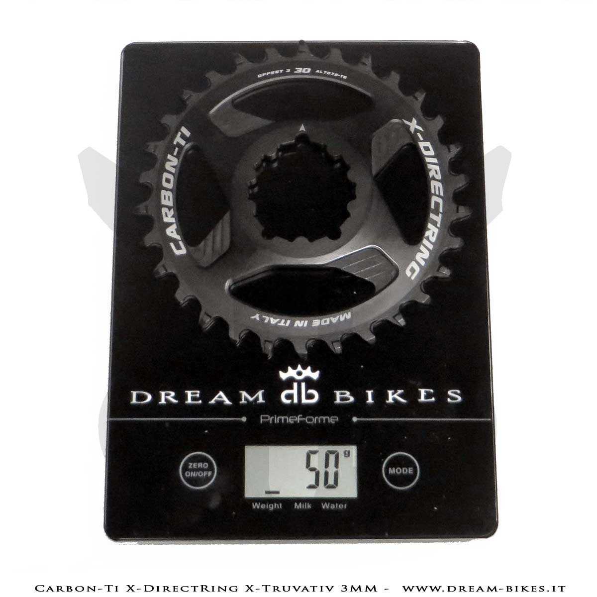 Carbon-Ti X-DirectRing X-Truvativ 3 mm Offset Aluminium Monoring