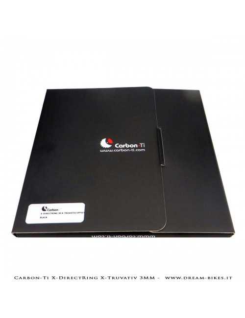 Carbon-Ti X-DirectRing X-Truvativ Offset 3 mm Monocorona in Alluminio