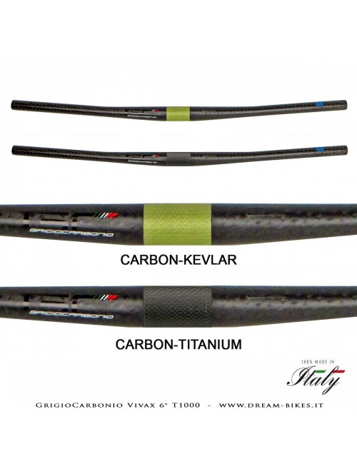 GrigioCarbonio Vivax 6° T1000 12K Ultralight Carbon Flatbar