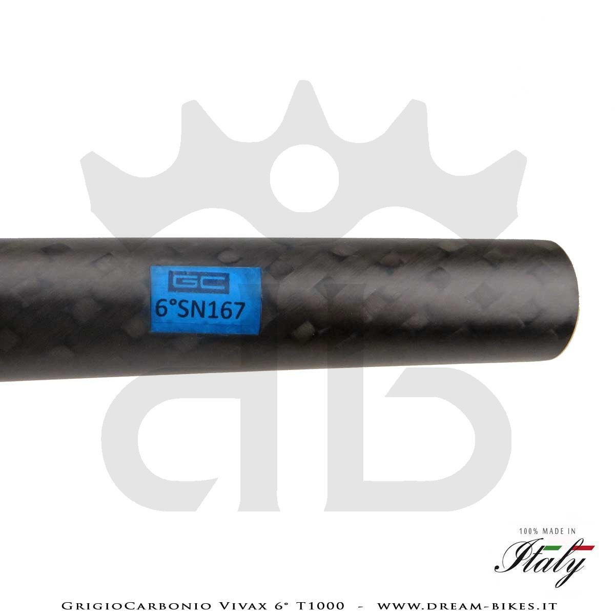 GrigioCarbonio Vivax 6° T1000 12K Ultralight Carbon Flatbar