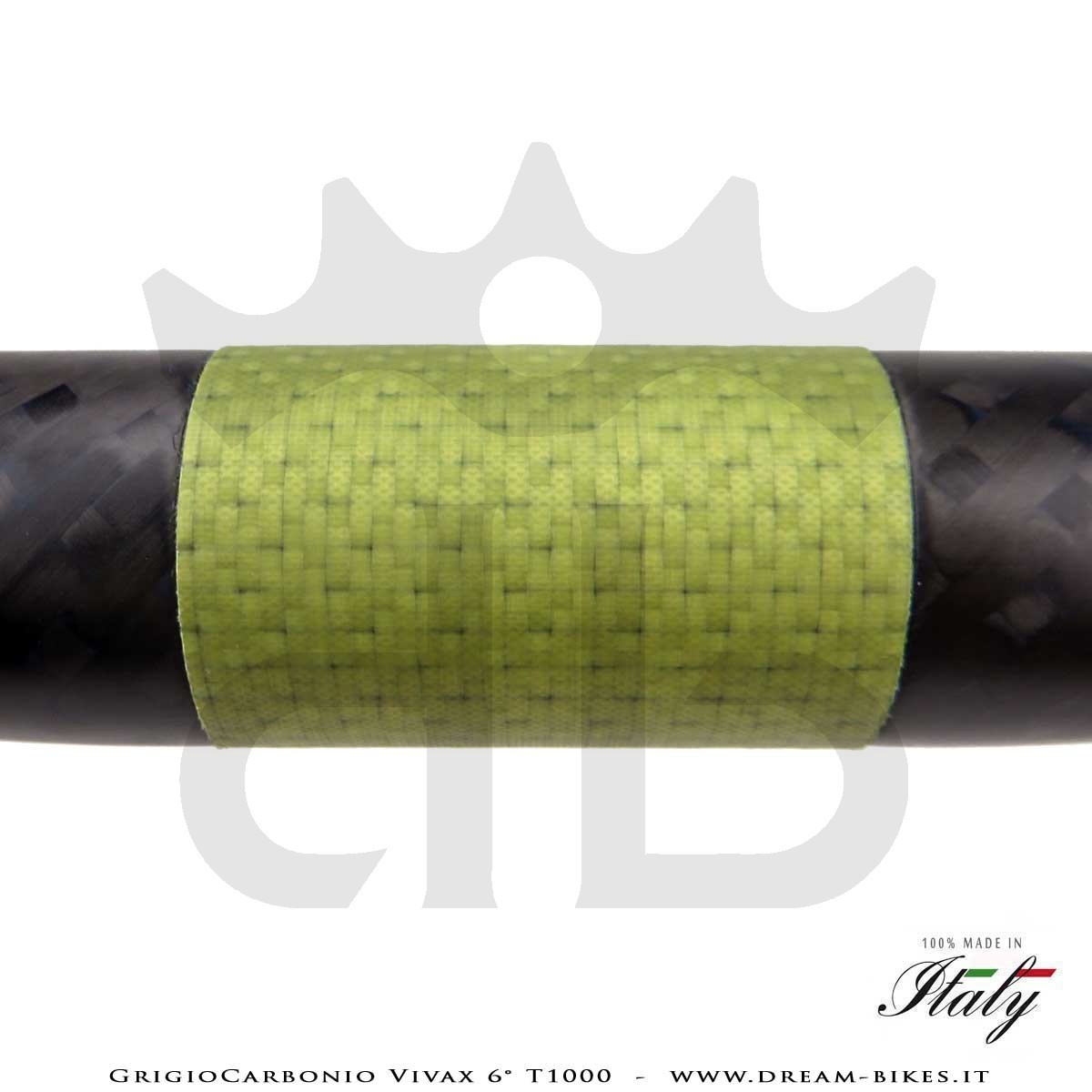 GrigioCarbonio Vivax Flat 6° T1000 12K Curva Manubrio Carbon Ultraleggera