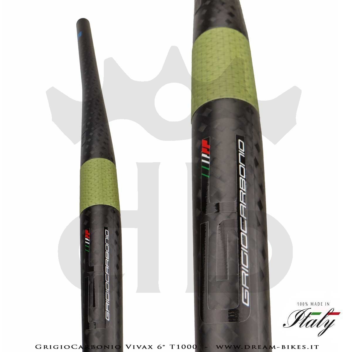 GrigioCarbonio Vivax 6° T1000 12K Ultralight Carbon Flatbar