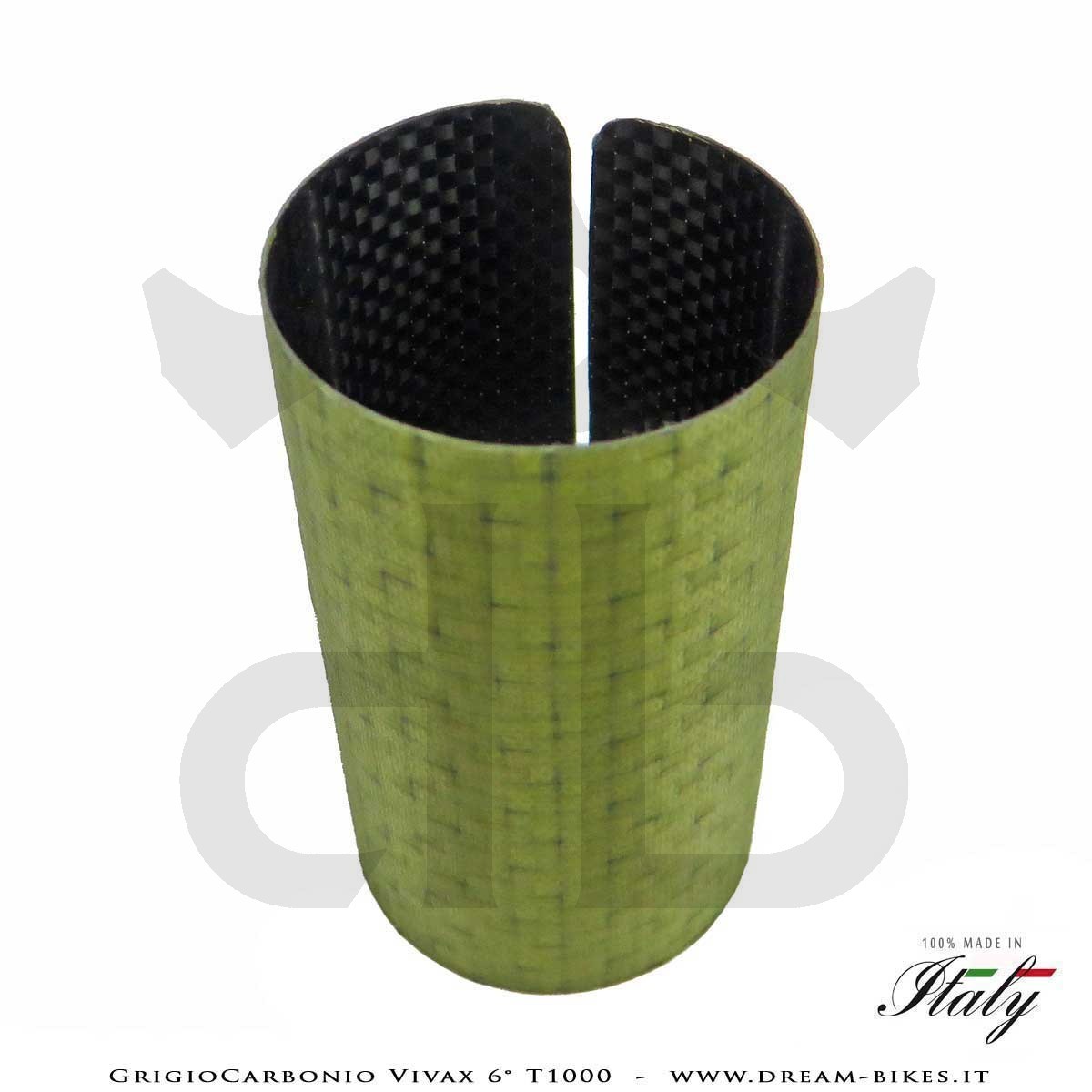 GrigioCarbonio Vivax Flat 6° T1000 12K Curva Manubrio Carbon Ultraleggera