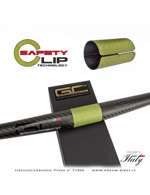 GrigioCarbonio Vivax Flat 6° T1000 12K Curva Manubrio Carbon Ultraleggera