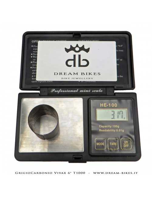 GrigioCarbonio Vivax Flat 6° T1000 12K Curva Manubrio Carbon Ultraleggera