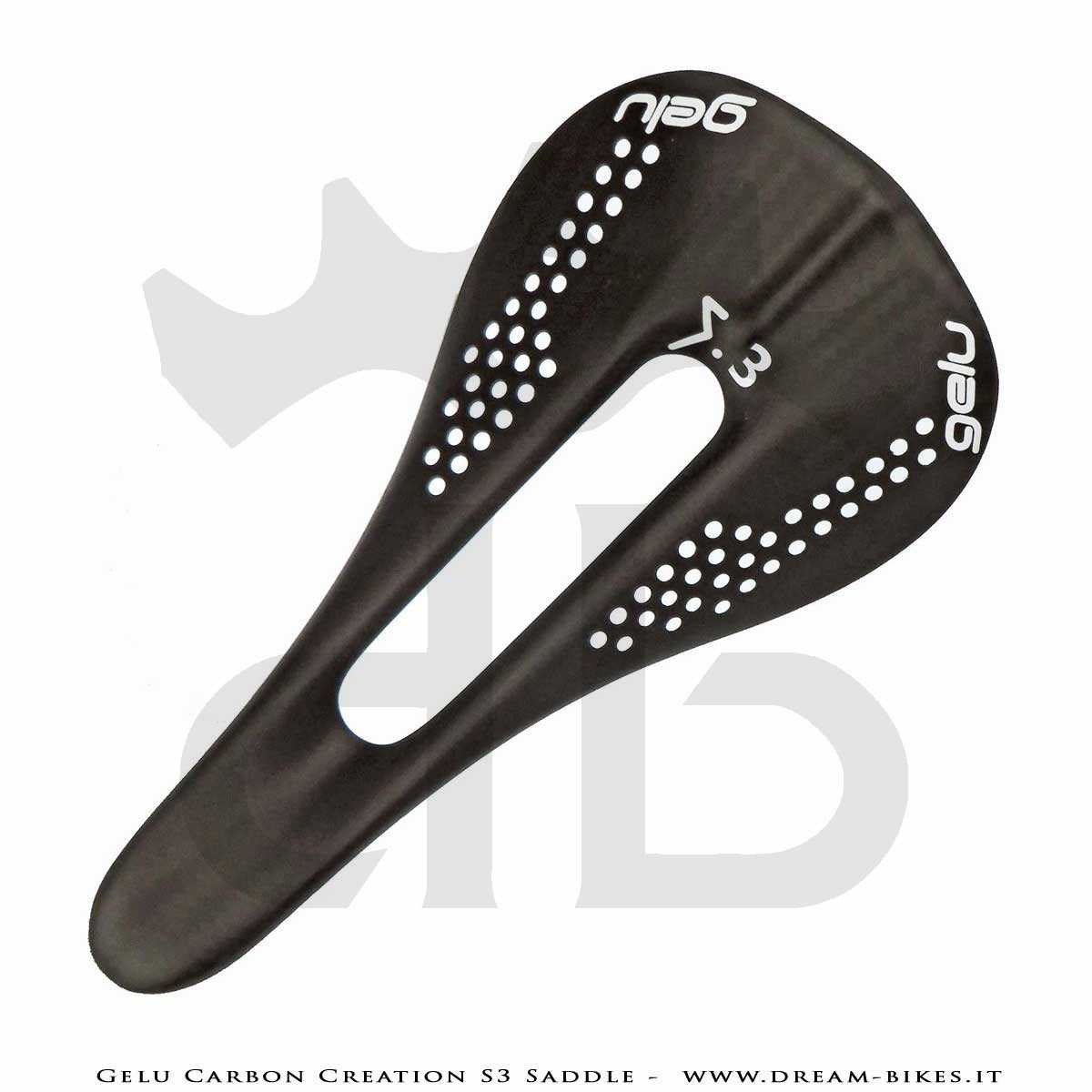 Gelu Carbon Creation S3 Full Carbon Ultralight Saddle 45 gr.