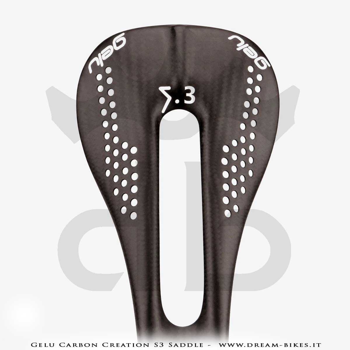 Gelu Carbon Creation S3 Full Carbon Ultralight Saddle 45 gr.