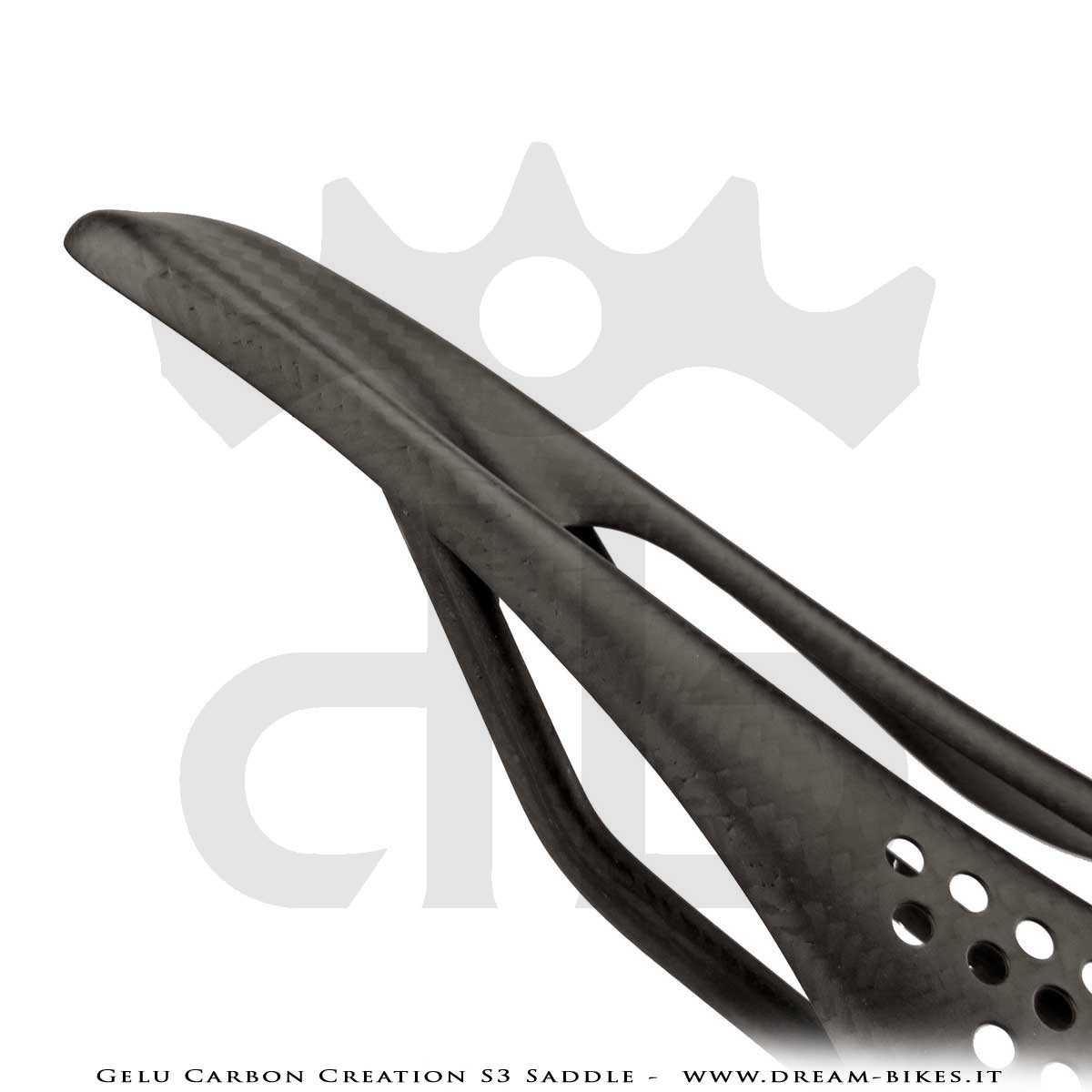 Gelu Carbon Creation S3 Full Carbon Ultralight Saddle 45 gr.