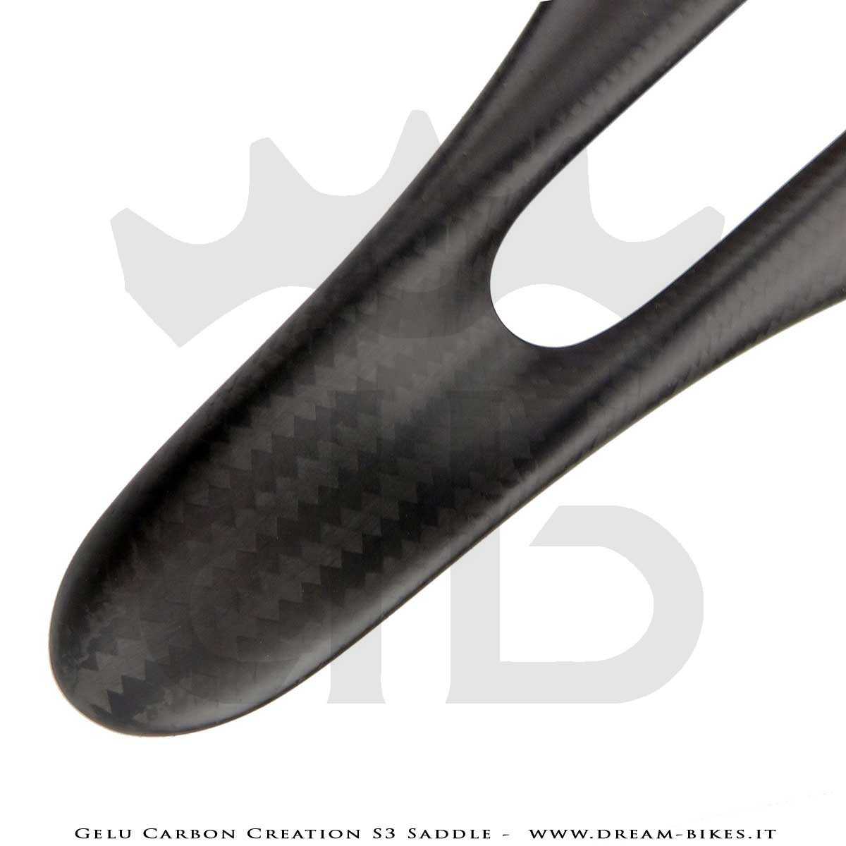 Gelu Carbon Creation S3 Full Carbon Ultralight Saddle 45 gr.