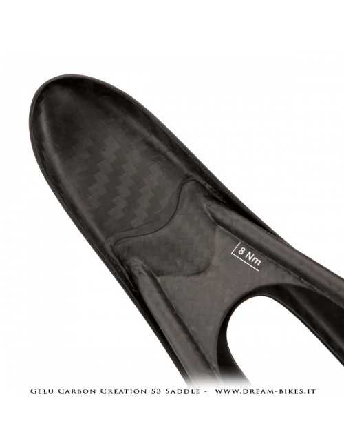 Gelu Carbon Creation S3 Full Carbon Ultralight Saddle 45 gr.