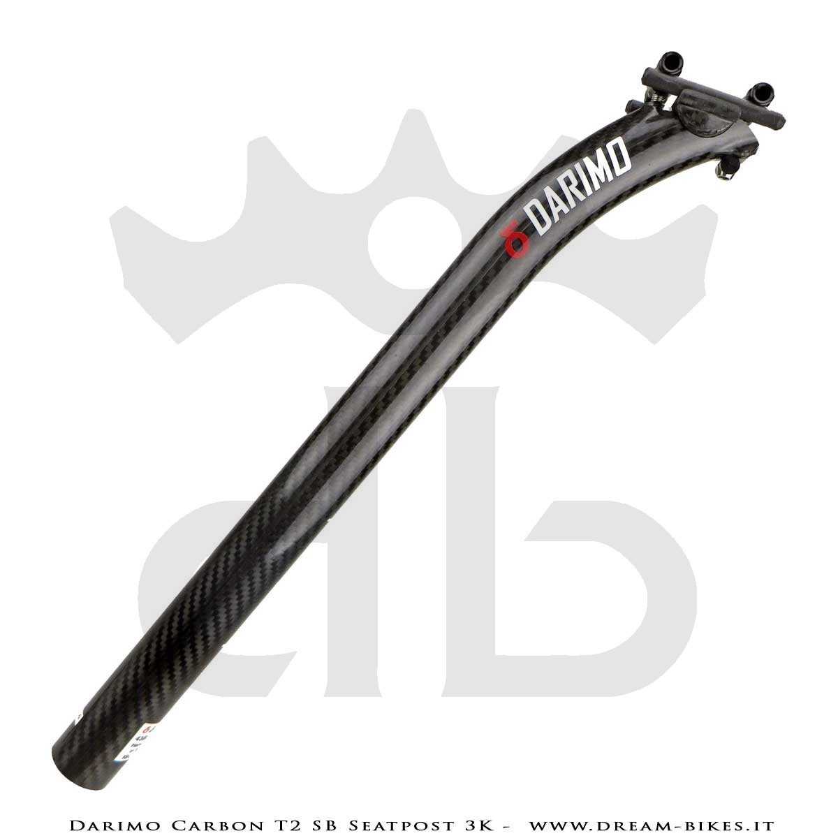Darimo Carbon T2 SB Reggisella Arretrato Ultraleggero -25 mm