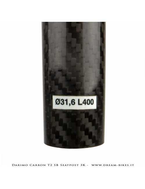 Darimo Carbon T2 SB Reggisella Arretrato Ultraleggero -25 mm