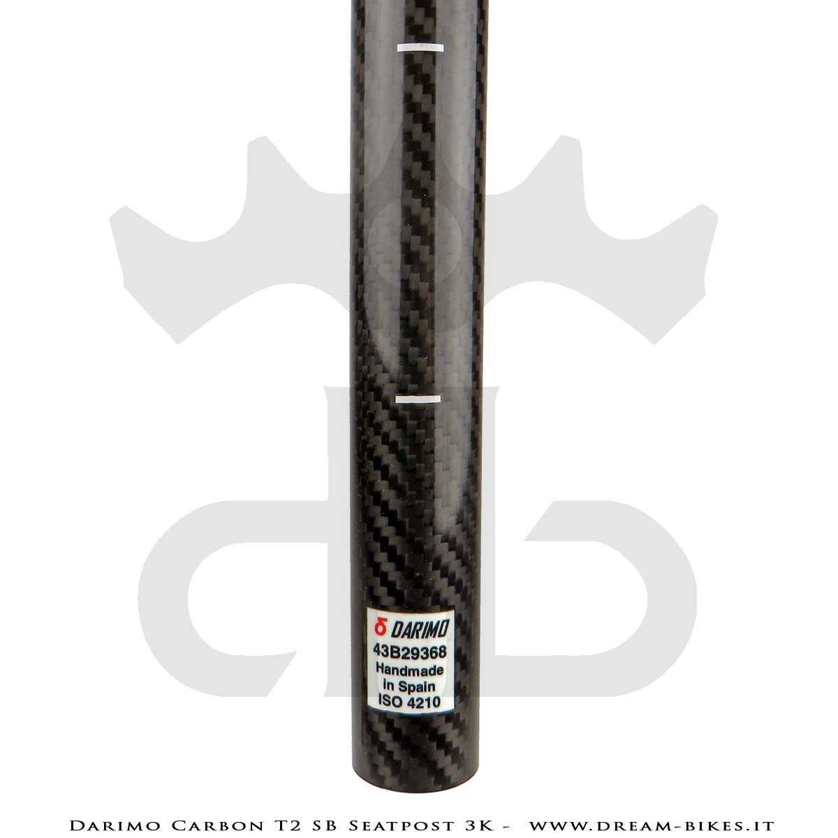 Darimo Carbon T2 SB Ultralight Seatpost With 25 mm Offset