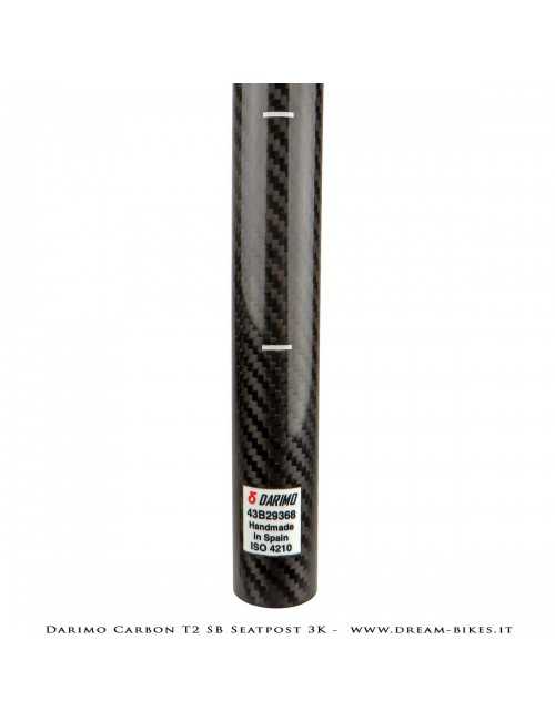 Darimo Carbon T2 SB Reggisella Arretrato Ultraleggero -25 mm